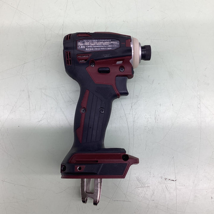 ★マキタ(makita) 18V コードレスインパクトドライバー TD172DGXAR【越谷店】