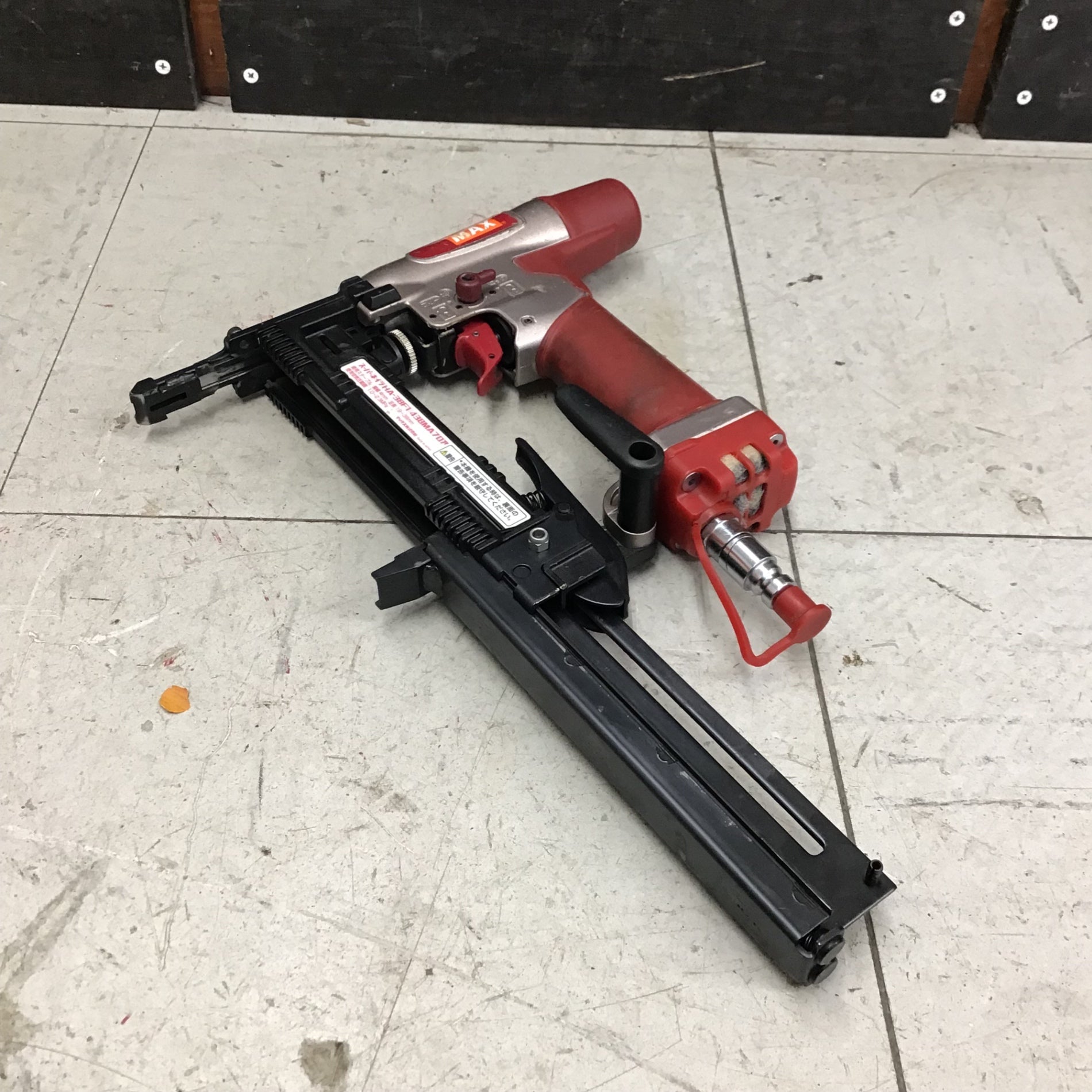 中古品】 マックス/MAX 高圧フロアタッカ HA-38F1/438MAフロア 4MA