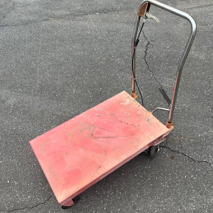 【店頭受取り限定】油圧台車 メーカー・型式・能力不明 300kg? 錆びあり 保証なし【岩槻店】