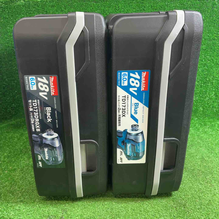【2台セット(本体＋ケース)】マキタ(makita) コードレスインパクトドライバー TD173DZ・TD173DZB【藤沢店】