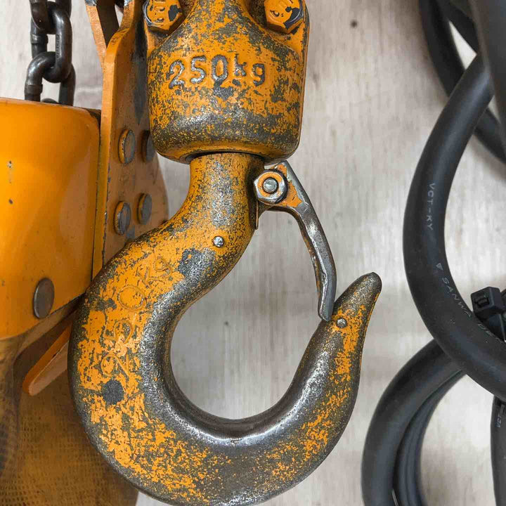 キトー(KITO) 電動ウインチ(チェーン) EF2E-209 ファルコン 荷重250kg 抑揚3m【川越店】