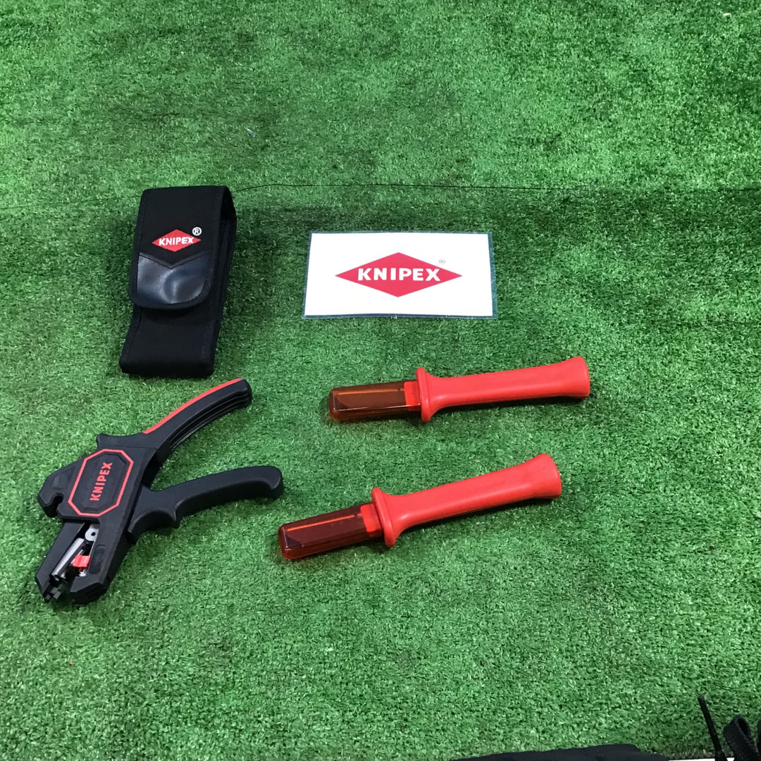 【中古品】クニペックス(KNIPEX) ケーブルナイフ・ワイヤーストリッパーセット【岩槻店】