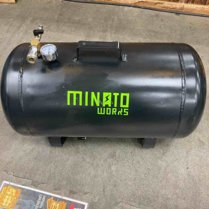 MINATO エアーコンプレッサー 静音オイルレス型30L CP-301A＆エアサブタンク CPT-391ALセット　【川崎店】