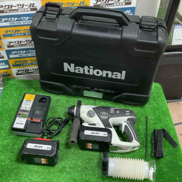 ◇パナソニック(Panasonic) コードレスハンマドリル EZ7880LN2S-B 28.8V【草加店】