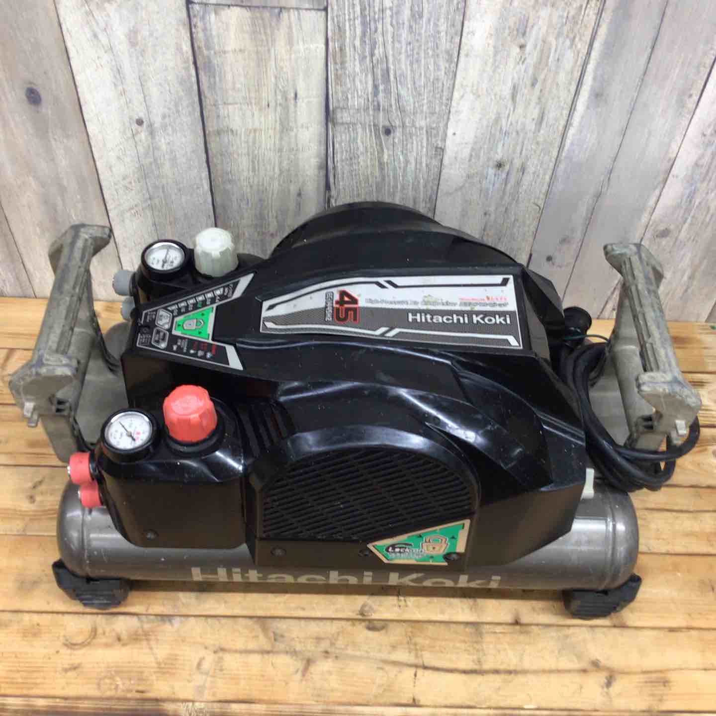 中古品】 ハイコーキ(HIKOKI ※旧:日立工機) エアコンプレッサー