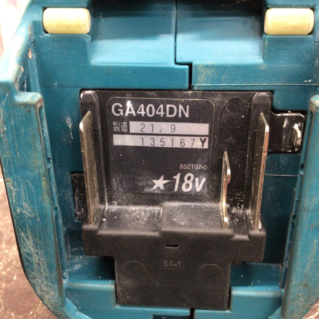 ☆マキタ(makita) 100mmコードレスディスクグラインダ GA404DZN (GA404DN)【八潮店】