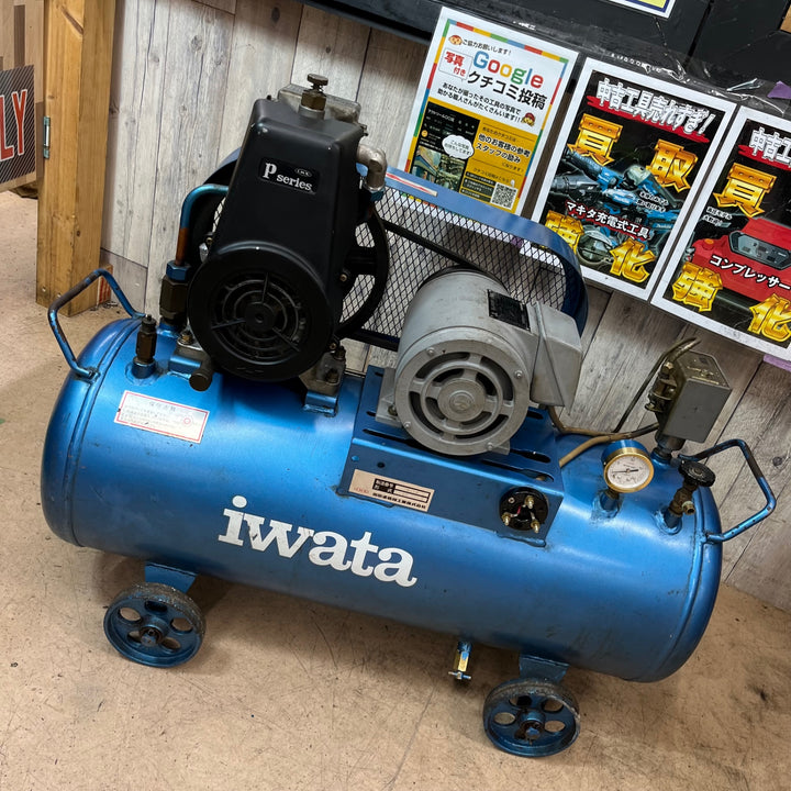 【中古現状品/店頭受取り限定】◇アネスト岩田(イワタ/iwata) エアコンプレッサ SP-07P 1馬力【東大和店】