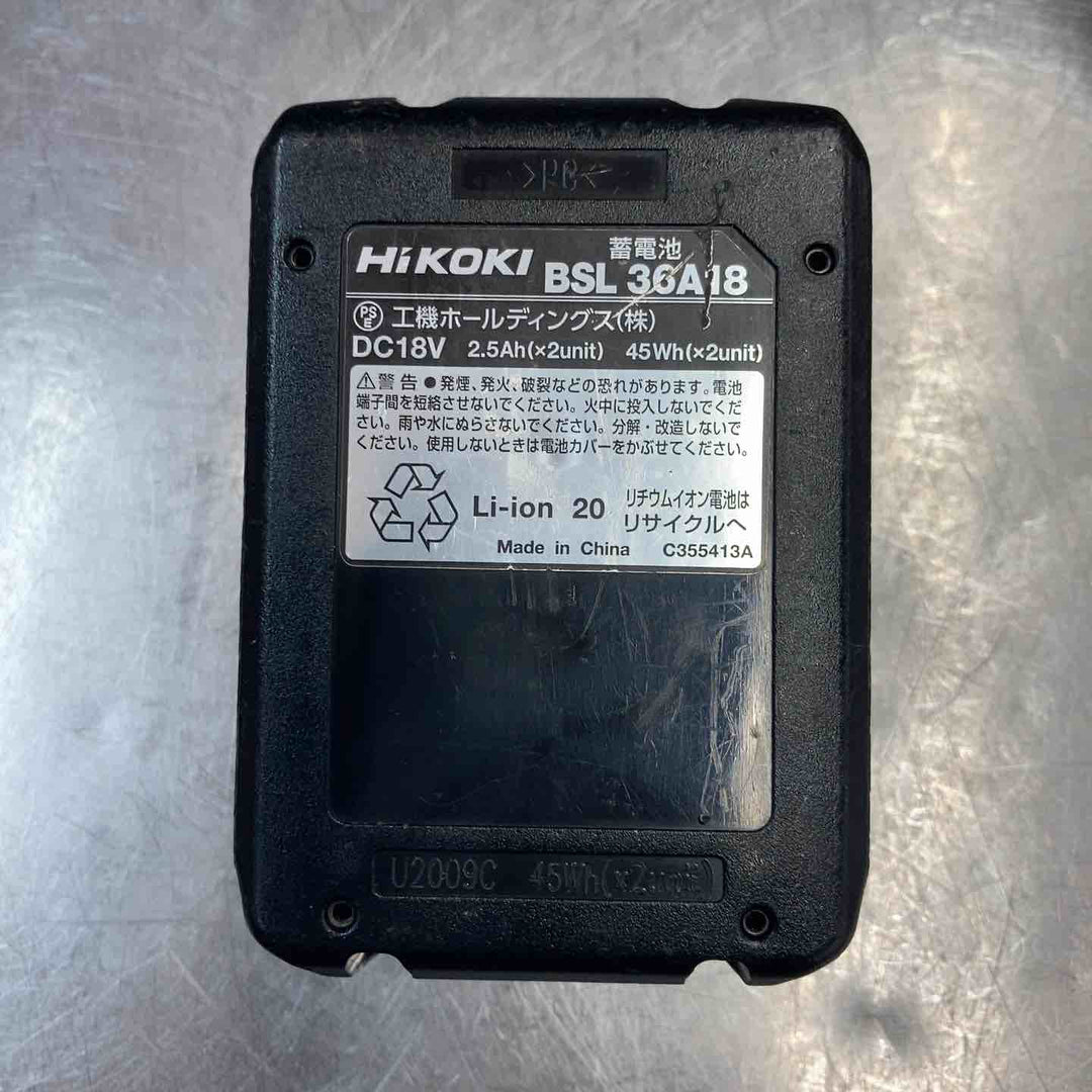【中古品】 ハイコーキ(HIKOKI ※旧:日立工機) コードレス振動ドリルドライバー DV36DA(NN) バッテリー1個付属 36V 【東大和店】