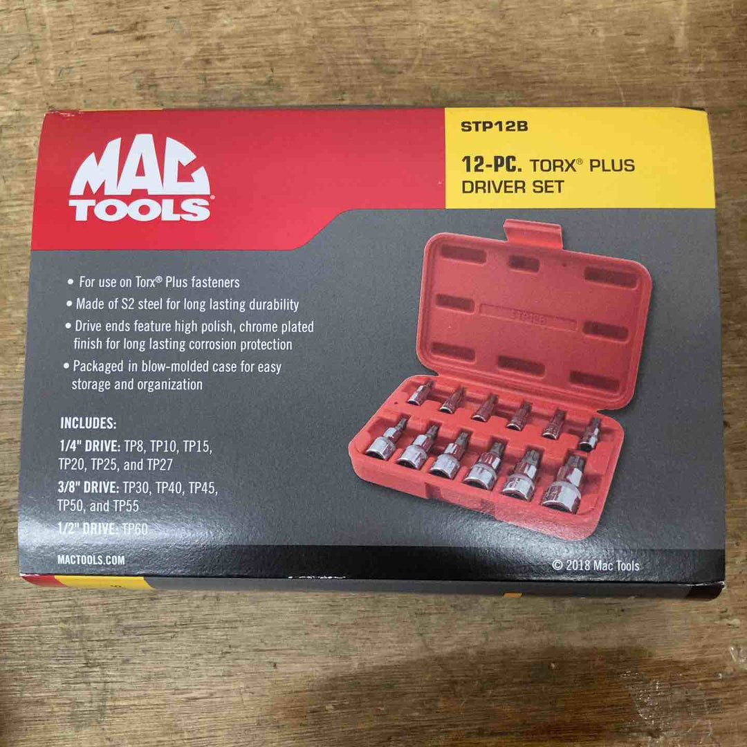 【未使用品】マックツール/MACTOOLS トルクスソケットセット STP12B 1/4" 3/8" 1/2"【柏店】