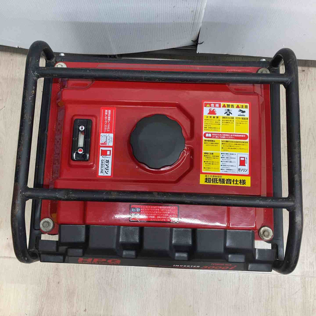 ◇MEIHO インバーター発電機 レッド・ブラック （HPG-3000i）【川越店】