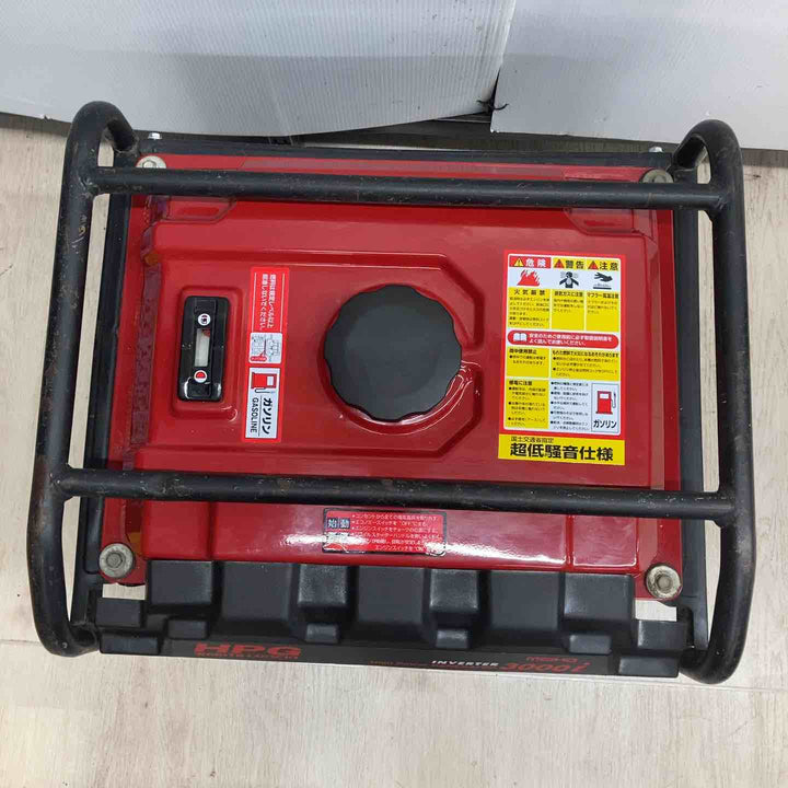 ◇MEIHO インバーター発電機 レッド・ブラック （HPG-3000i）【川越店】