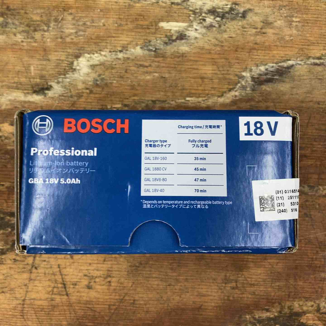 ◇BOSCH(ボッシュ) 18V5.0Ahリチウムイオンバッテリー A1850LIB【柏店】