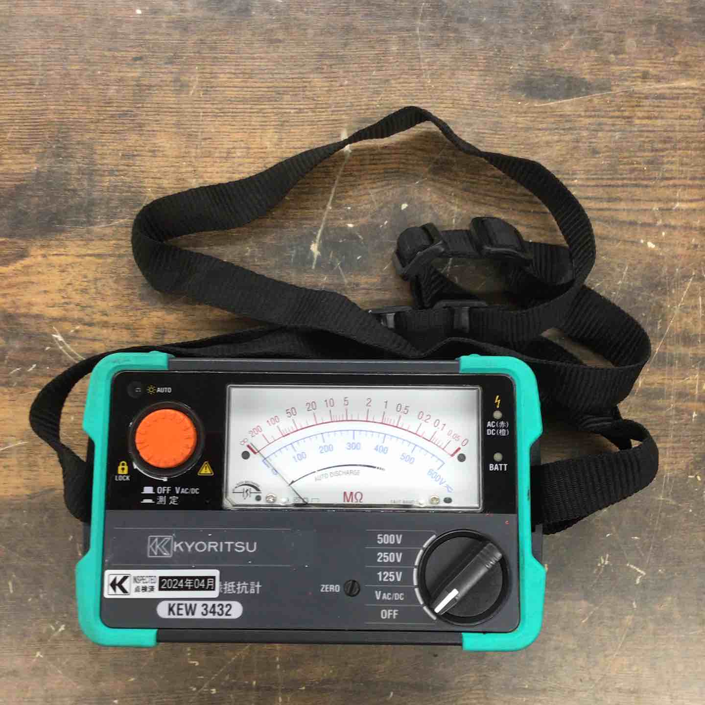 □共立(KYORITSU) アナログ絶縁抵抗計 KEW3432【戸田店】 – アクト