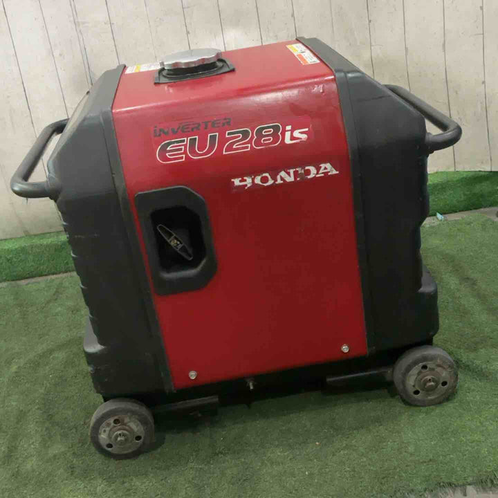 【店頭受取り限定】★ホンダ(HONDA) インバーター発電機 EU28iS_車輪あり 動作確認済【川口店】
