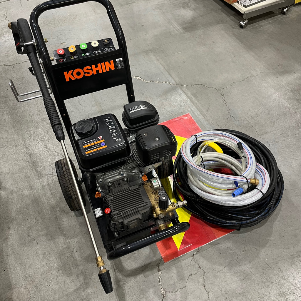 【中古】【動作OK】【店頭引取限定】KOSHIN 工進 5.7馬力　高圧洗浄機 JCE-1510UK 44,000円（税込） 工進 コウシン エンジン高圧洗浄機 JCE-1510UKの中古 中古C傷汚れあり