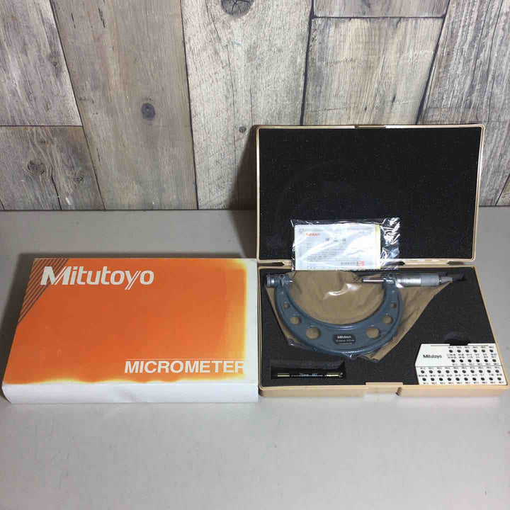 【美品】 ミツトヨ Mitutoyo 替駒式マイクロメーター  TMC-100 126-128 【戸田店】