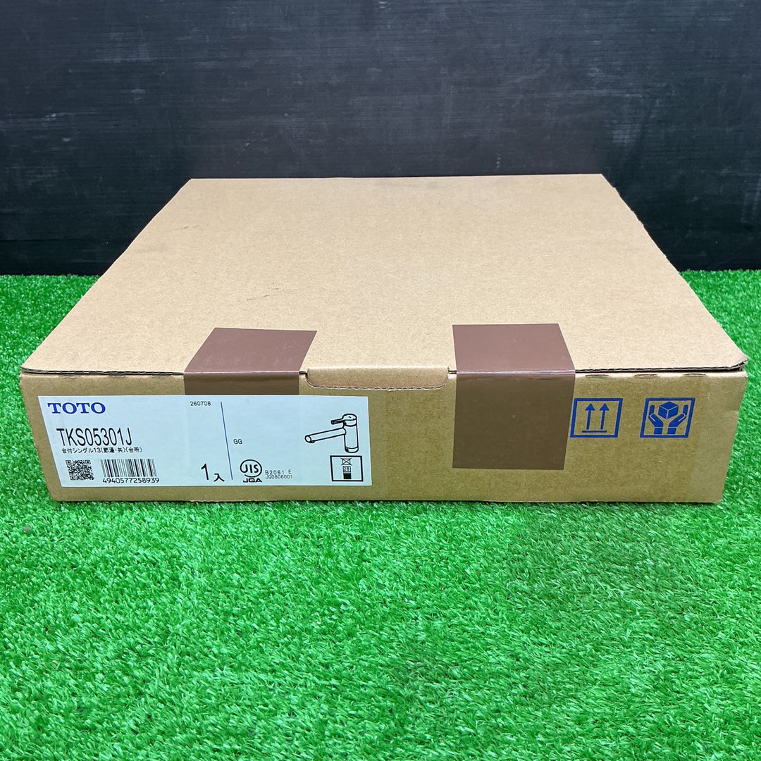 ◇TOTO 混合水栓 TKS05301J【電材館越谷店】