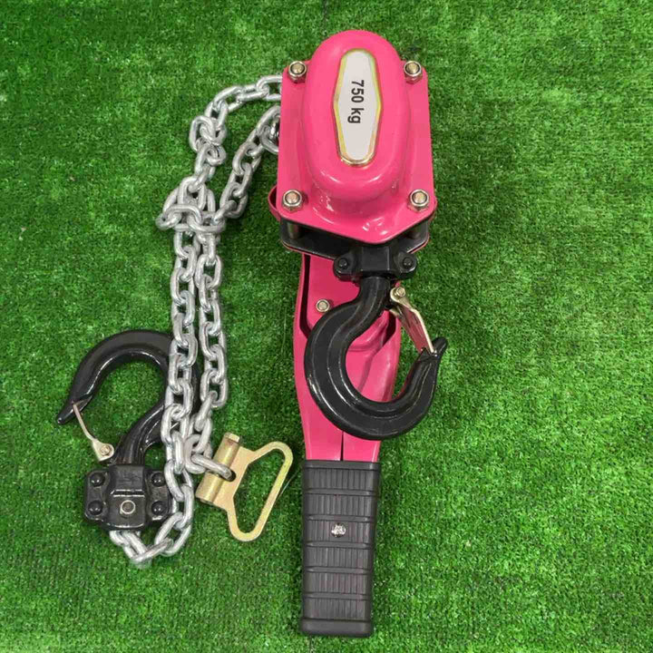 WCP 三方良し レバーホイスト 246367-01 レバーホイスト 0.75t ピンク色【草加店】