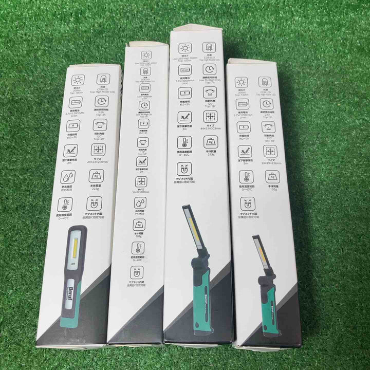 イチネン Beruf 充電式LEDワークライト 4点セット BWLー201R/BWLーSLM401R/BWLーFL201R/501R 【岩槻店】