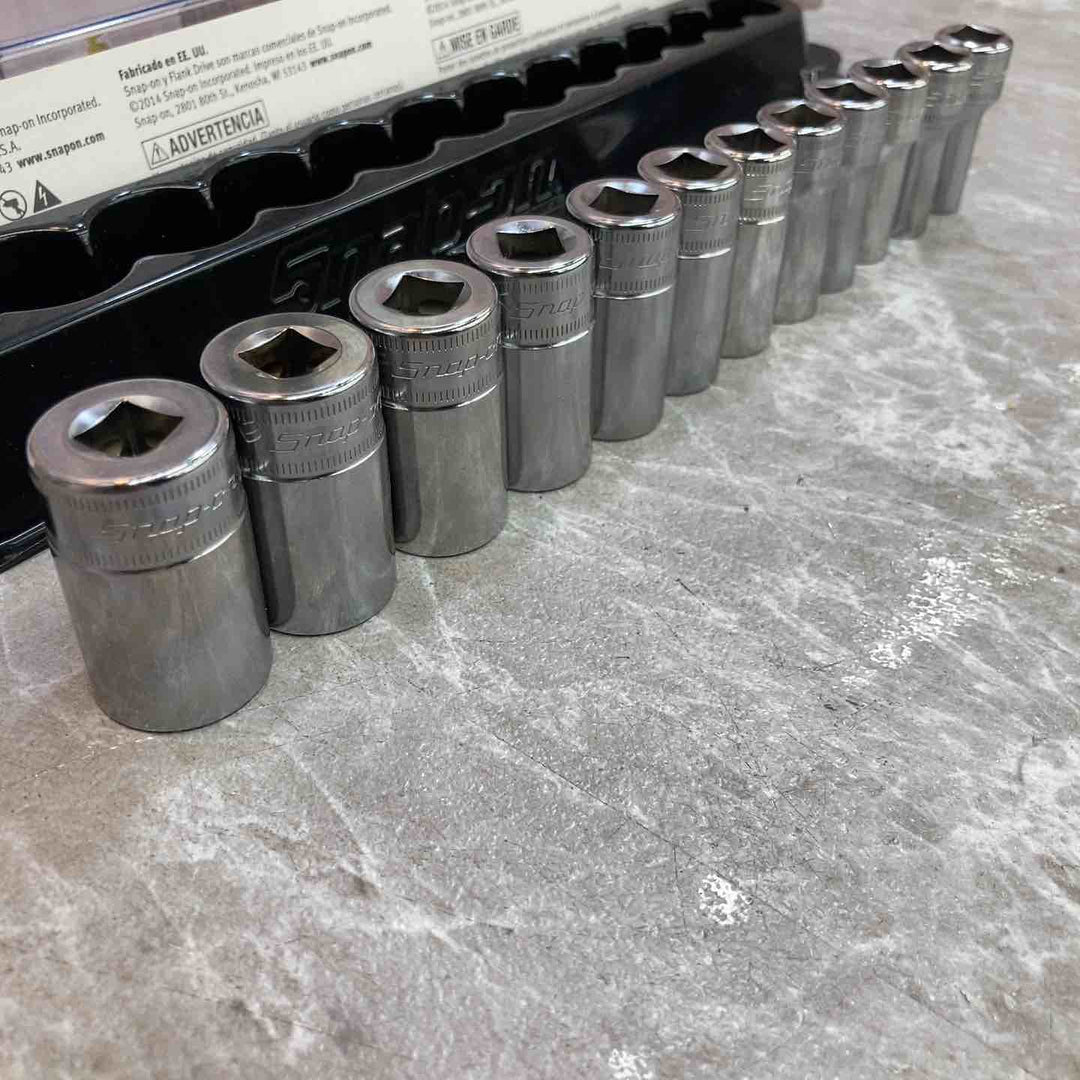 【中古品】snap-on/スナップオン セミディープソケット 12ピースセット 3/8 212FMSY【八潮店】