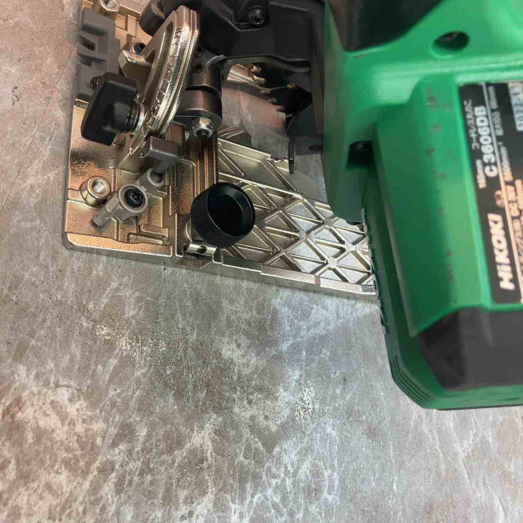 ★ハイコーキ(HIKOKI ※旧:日立工機) コードレスマルノコ C3606DB(NN)【八潮店】