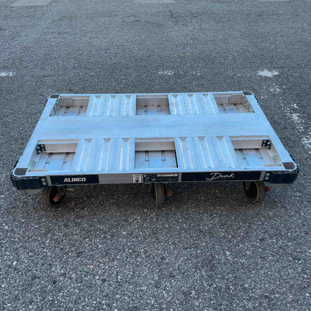 【店頭受取り限定】アルインコ 台車 6輪 1t 平台車 ダンク MTR1000 750x1200mm アルミ製 方向規制機能付 最大積載質量1000kg【草加店】