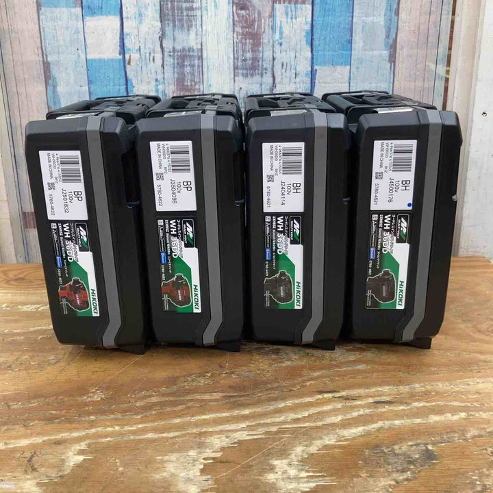 【未使用品】ハイコーキ/HIKOKI 36vコードレスインパクトドライバ WH36DD(2XHRSZ)(2XHBSZ) 赤2台黒2台セット【柏店】
