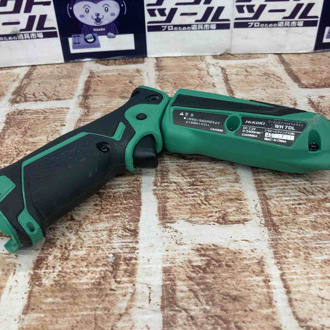 【中古品】ハイコーキ(HIKOKI ※旧:日立工機) 7.2V コードレスペンインパクトドライバー WH7DL(2LCSK)【所沢店】