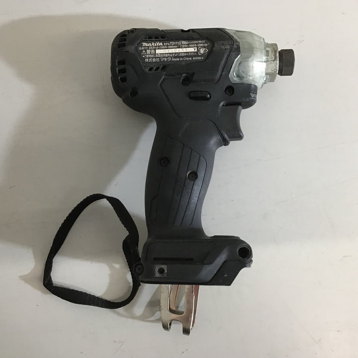 【中古品】マキタ makita 10.8V コードレスインパクトドライバー TD111DZB 本体のみ 【戸田店】