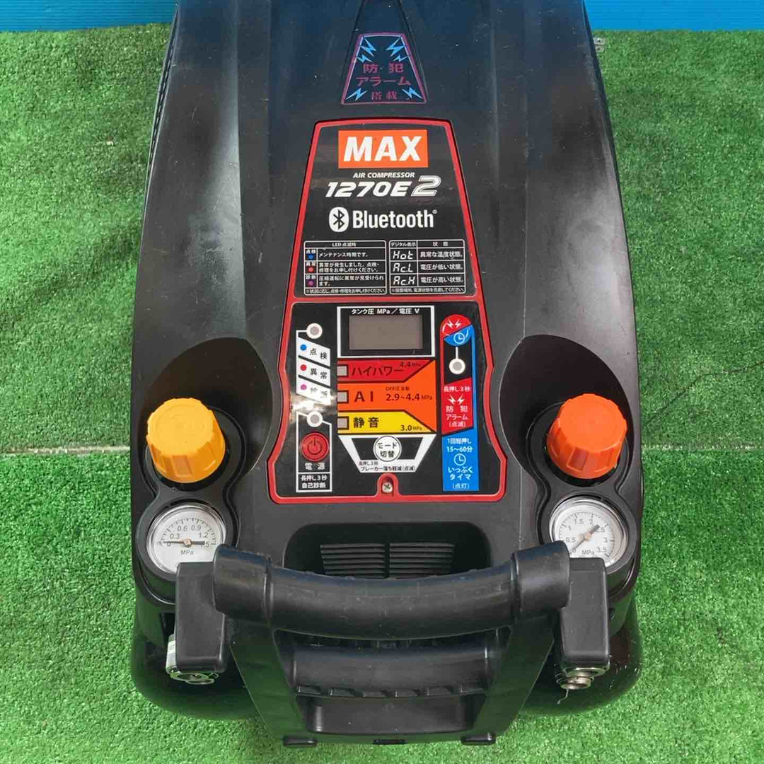 ★マックス(MAX) エアコンプレッサー AK-HL1270E2_ブラック【岩槻店】