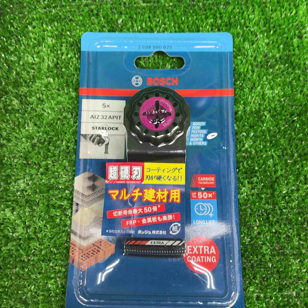 【1箱(10個入)】ボッシュ(BOSCH) マルチツールブレードスターロック AIZ32APIT/5 (5本入り) 【藤沢店】