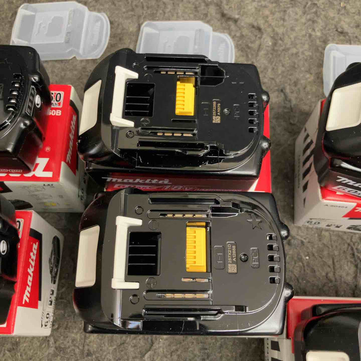 マキタ(makita) リチウムイオンバッテリー 18V/6.0Ah BL1860B まとめ売り 計6点【鴻巣店】