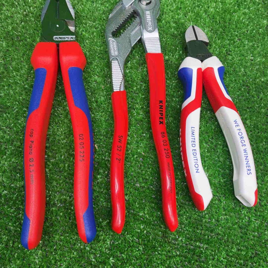 KNIPEX クニペックス 電工ニッパー 160mm 7002160、ウォータポンププライヤー 8603250、強力型ペンチ 0205225 3点セット【藤沢店】