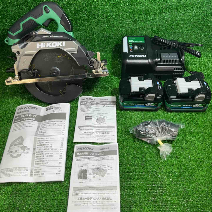 【未使用品】 ハイコーキ(HIKOKI ※旧:日立工機) コードレスマルノコ C3606DB(2XPSZ) 【藤沢店】