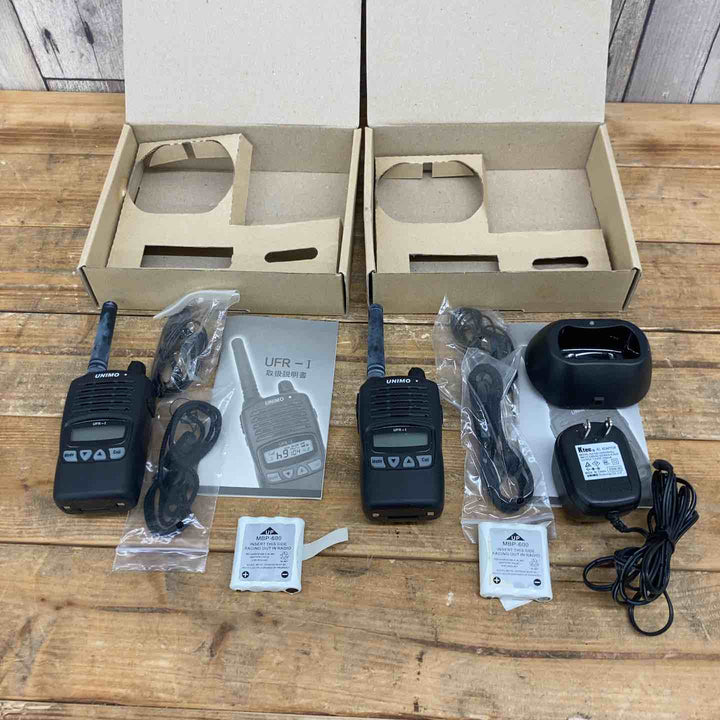【未使用品】 ユニモ（UNIMO）特定小電力無線機 UFR-I 2台セット 【東大和店】