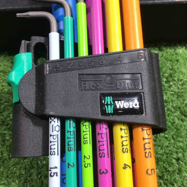 ヴェラ(wera) マルチカラーヘックスキーセット 950SPKL/9SMN 073593 六角棒9本セット 【川口店】