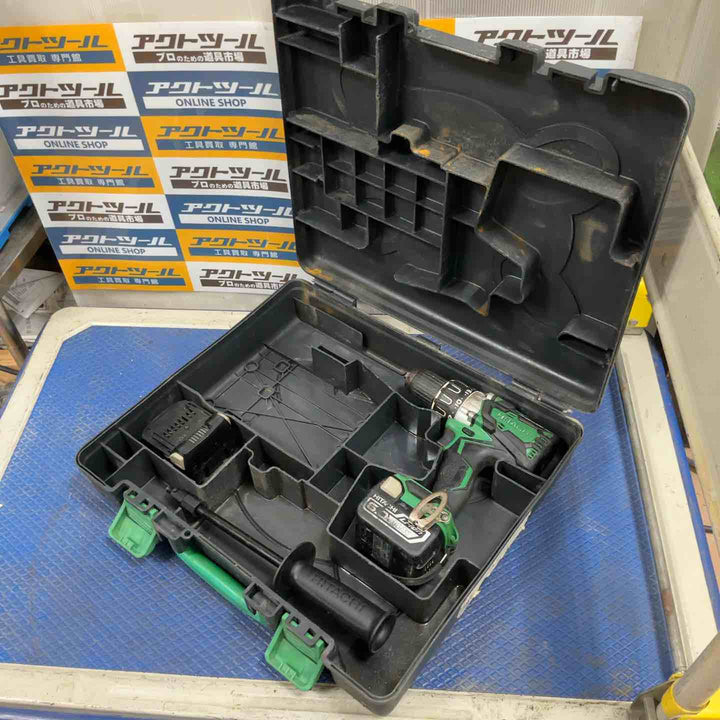 ★ハイコーキ(HIKOKI ※旧:日立工機) コードレスドリルドライバー DS14DBL(2LSCK)(G)【草加店】