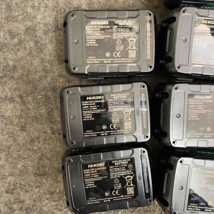 10個 ハイコーキ HIKOKI リチウムイオンバッテリー 36V 2.5Ah BSL36A18X【鴻巣店】