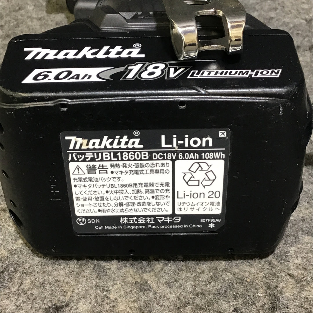 【未使用本体+中古バッテリーセット品】マキタ(makita) コードレスインパクトドライバー TD173DZB【桶川店】