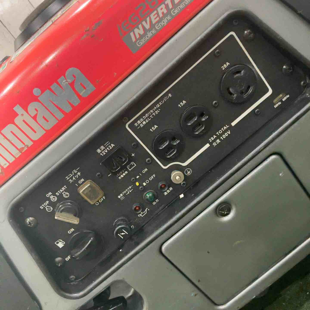 【店頭受取り限定】★新ダイワ(Shindaiwa) インバーター発電機 IEG2800M 動作確認済【川口店】