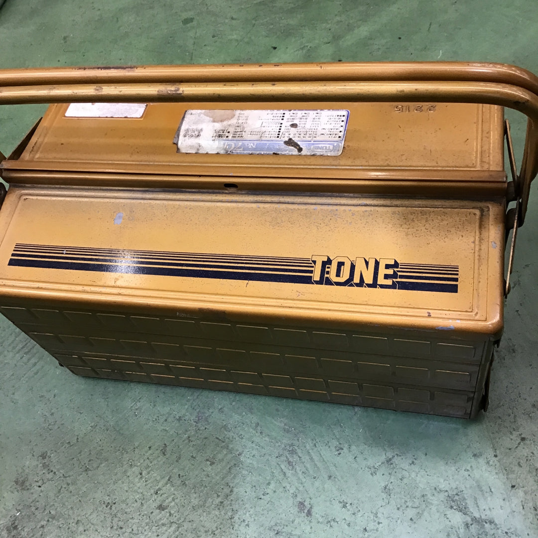 【中古】TONE 工具セット 3段式メタルケース ツールセット (恐らく700SXの旧モデル)【桶川店】