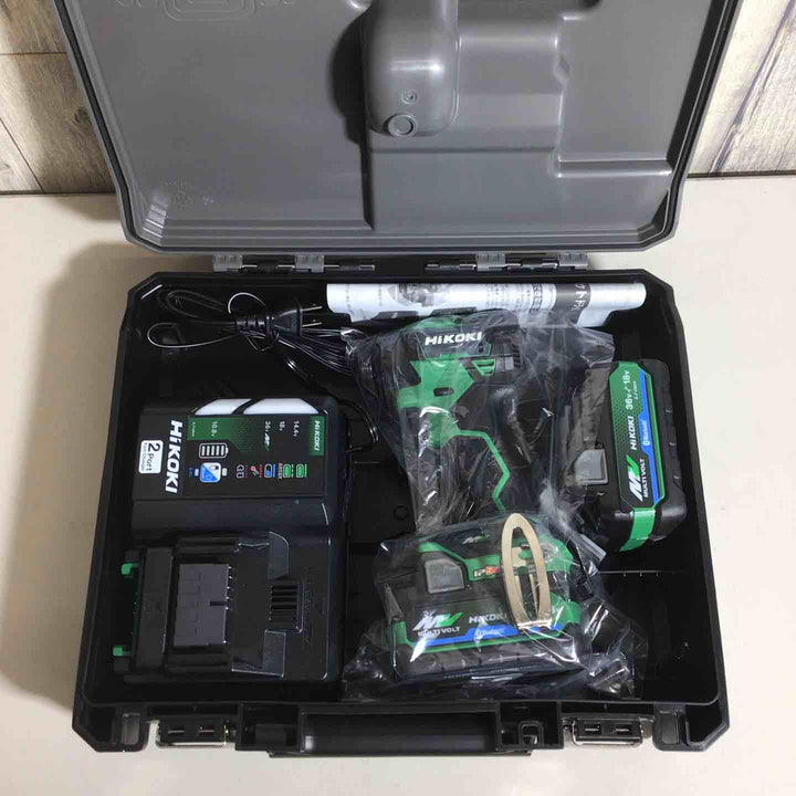 ★ハイコーキ(HIKOKI ※旧:日立工機) コードレスインパクトドライバ アグレッシブグリーン WH36DD(2XHLSZ)【戸田店】