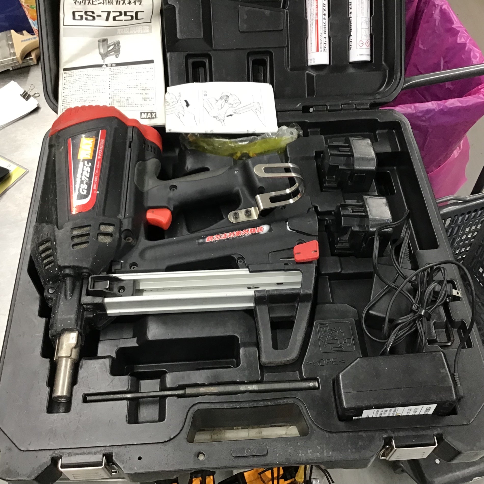〇マックス(MAX) コードレスガスネイラ GS-725C【戸田店】 – アクト