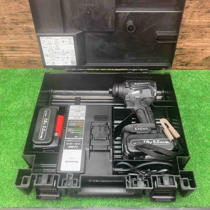 ★パナソニック(Panasonic) コードレスドリルドライバー EZ1DD2J18D-B【川越店】