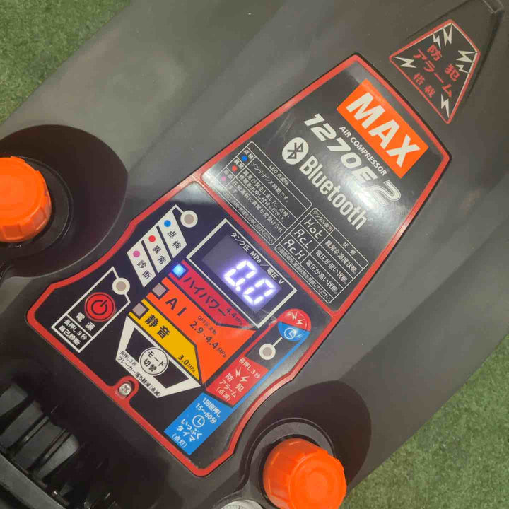 ★マックス(MAX) エアコンプレッサー AK-HH1270E2_ブラック 動作確認済【川口店】