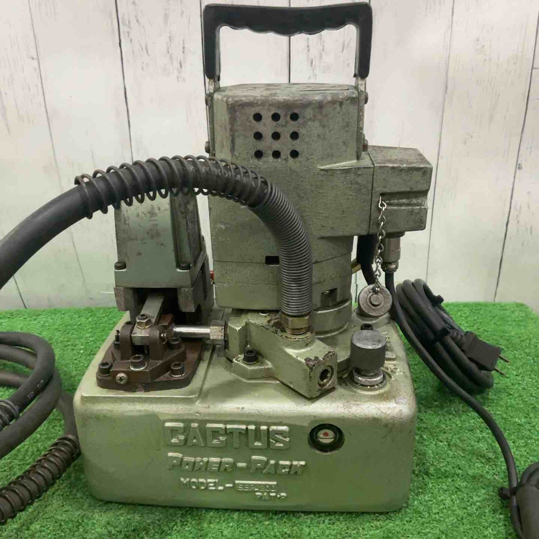 ◇カクタス(CACTUS) 電動油圧ポンプ SEP-20D 電磁弁型【川口店】