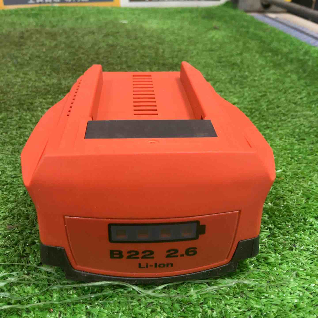 ★ヒルティ(Hilti) リチウムイオンバッテリー B22 2.6 22V/2.6Ah【草加店】