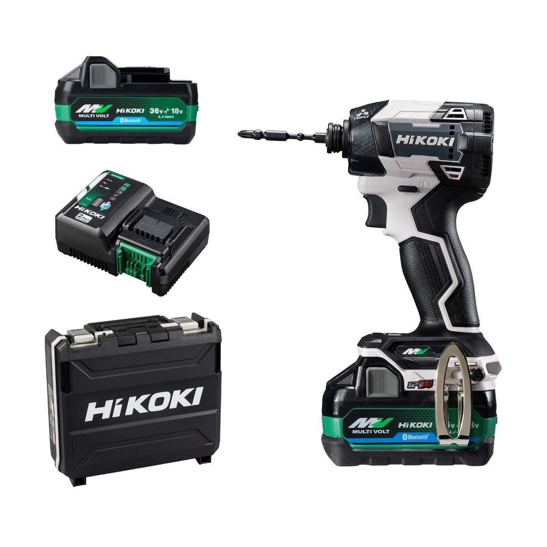 【未使用品】★ハイコーキ(HIKOKI ※旧:日立工機) コードレスインパクトドライバー WH36DD(2XHSZ)(FW) 限定色 36V フルセット【柏店】