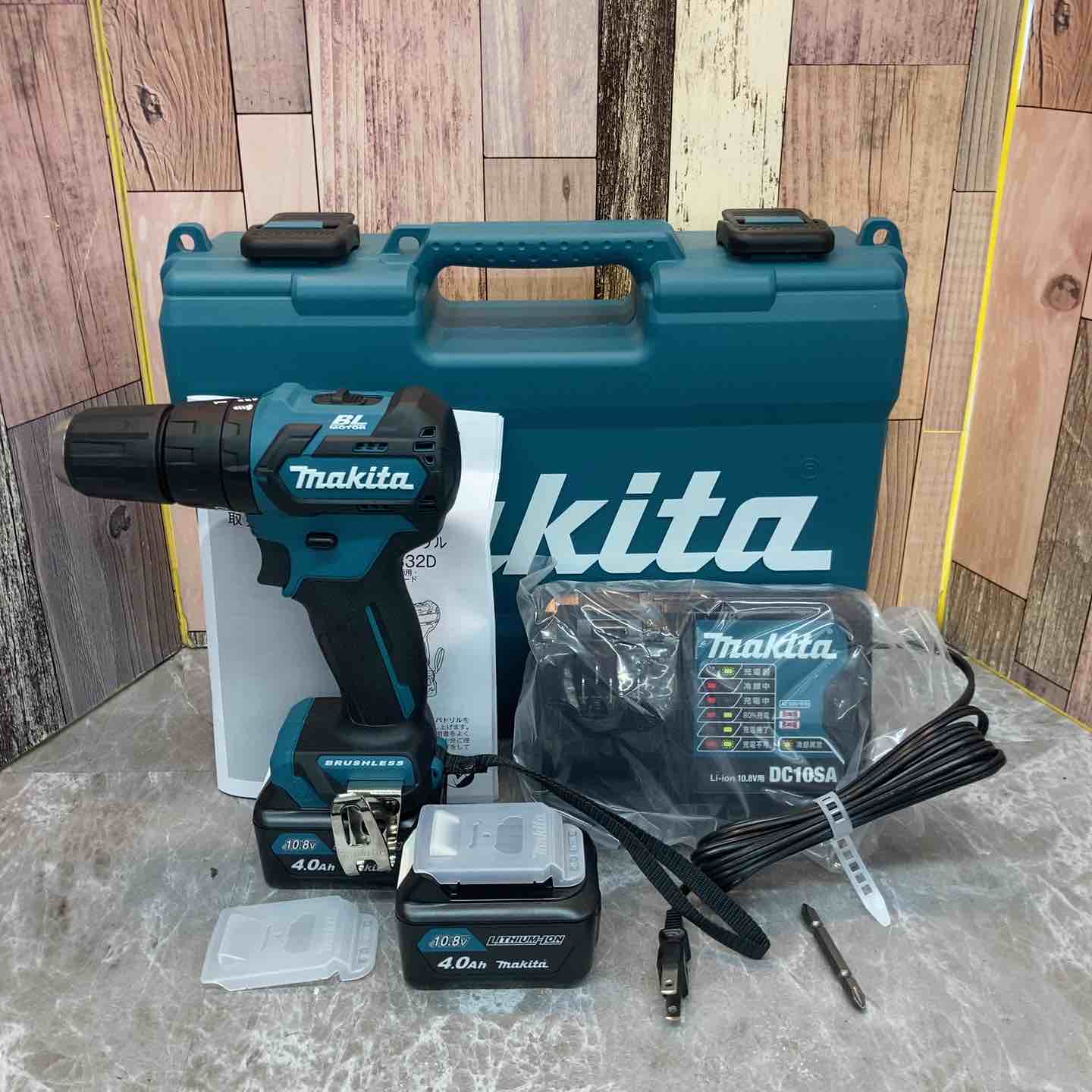 マキタ(Makita) 充電式振動ドライバドリル 10.8V/4.0Ah 本体のみ 