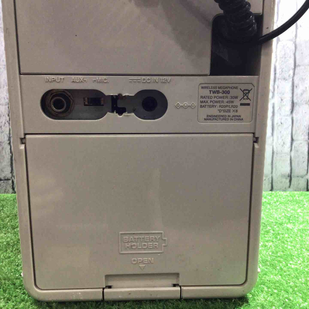 ▼ユニペックス  メガホン TWB-300 無線マイク、有線マイク付き【川口店】